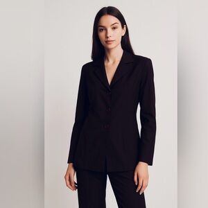 Ellen Figg Women's Black Button Down Shirt